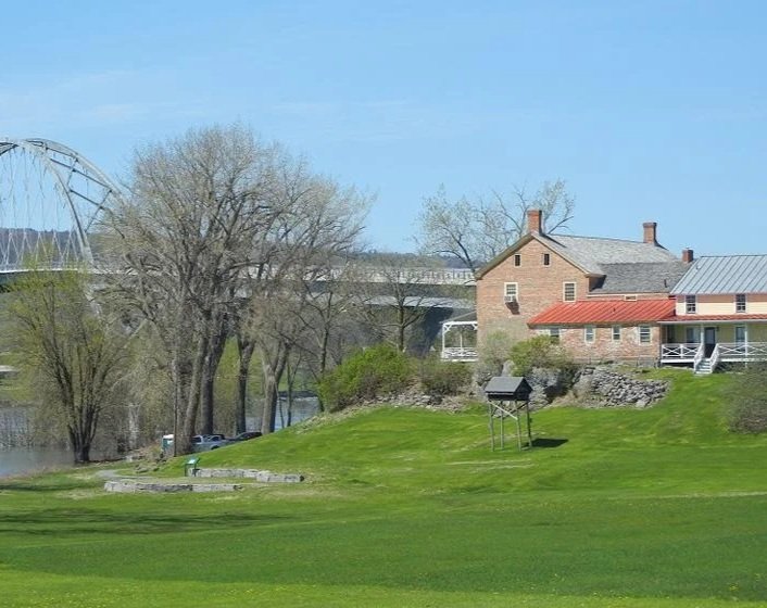 Chimney Point State Historic Site on Lake Champlain in Addison, Vermont.