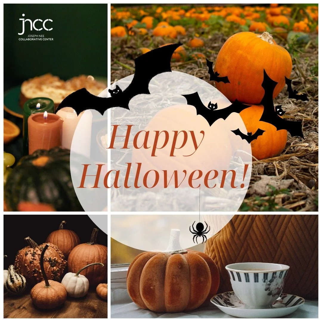 Happy Halloween to all! 🎃👻 
Have fun &amp; stay safe! 💛 
#HappyHalloween #JosephNeeCollaborativeCenter #JNCC