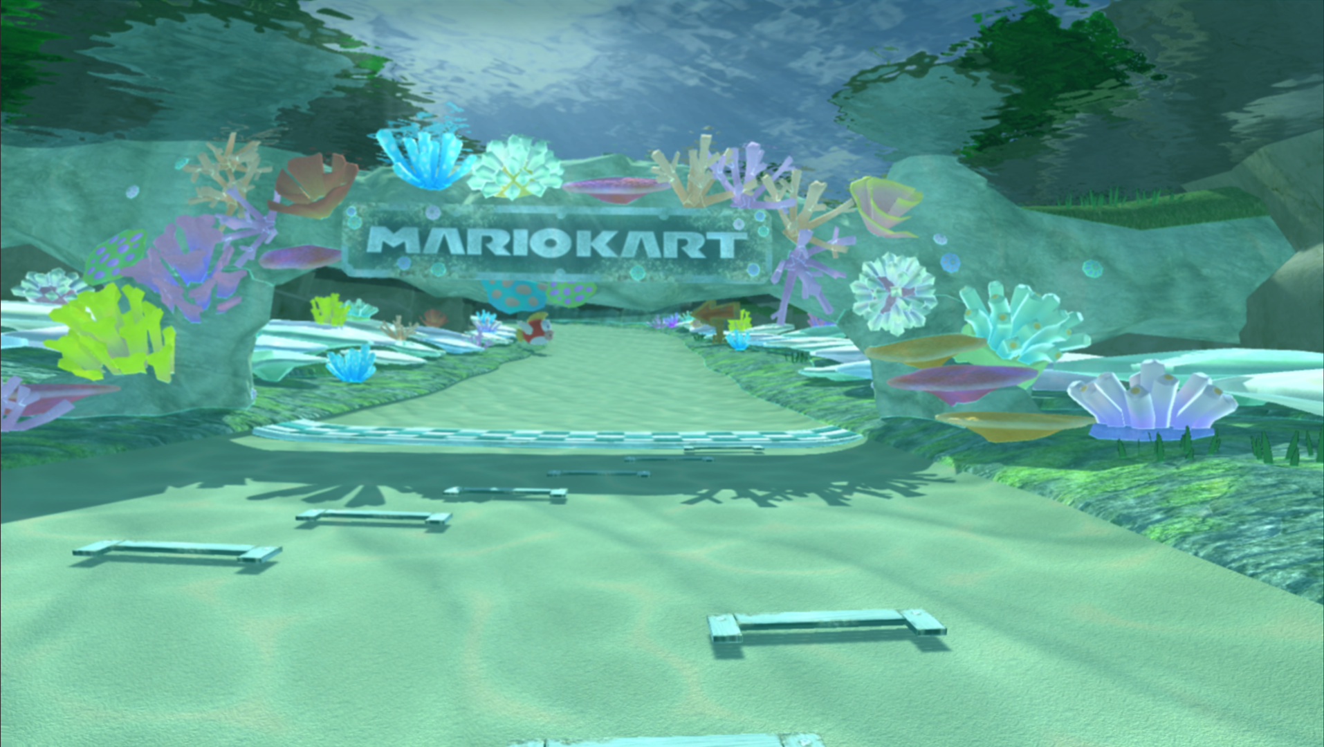  I implemented post-process effects such as bloom, vortex and distortion to the camera so it would create a simple underwater effect. 