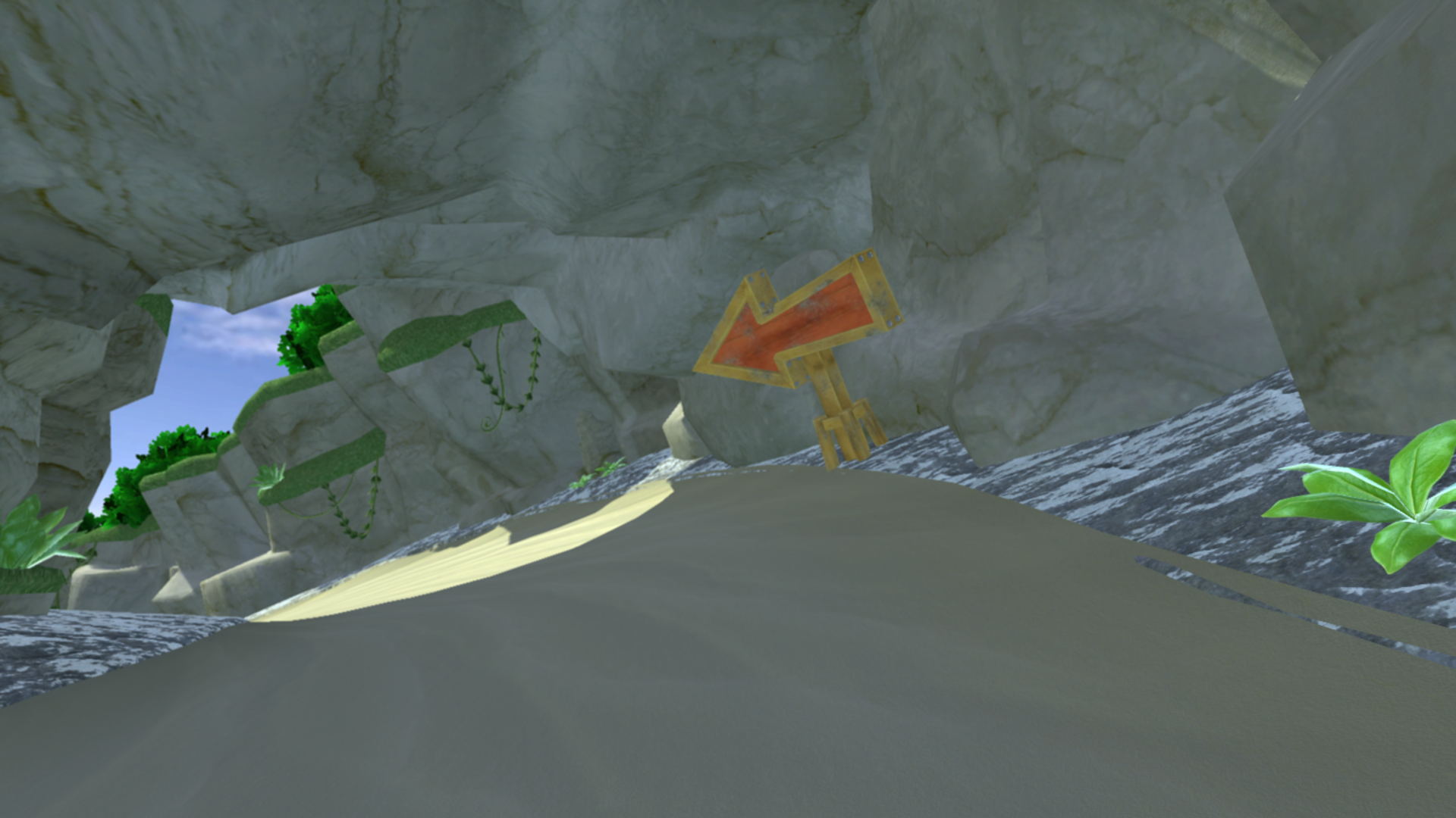  PBR helped us in many ways, including a very realistic illumination which was enhanced with the normal and detail normal maps. The Metallic and Roughness maps made it feel like the surfaces were actually wet. 