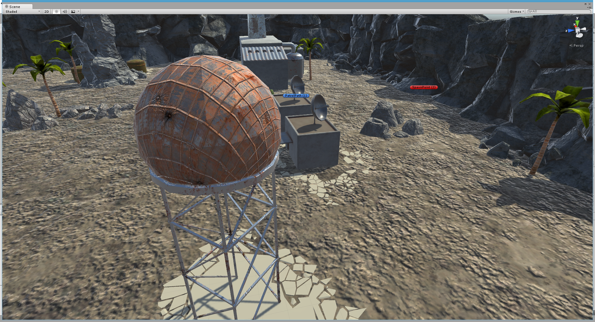  This are some very nice upgraded textures for Unity5 Tanks tutorial made by Abril Sánchez. 