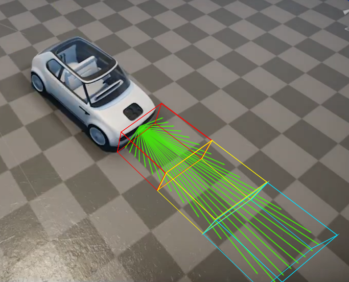 Honda X Hub - LiDAR sensor gizmos