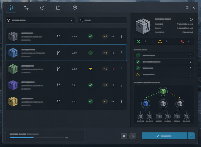 Smart city digital twin consulting - Package validation editor window