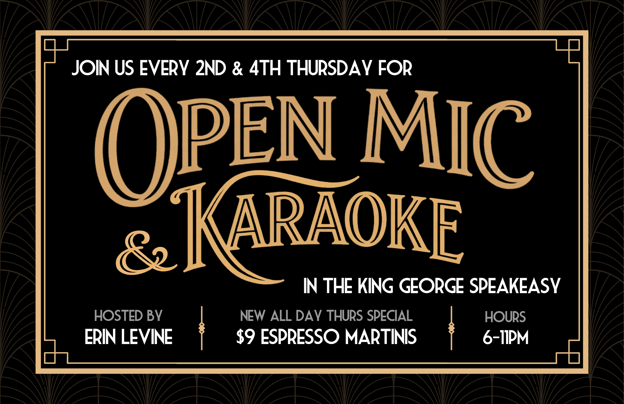 The King George Unplugged: Open Mic &amp; Karaoke