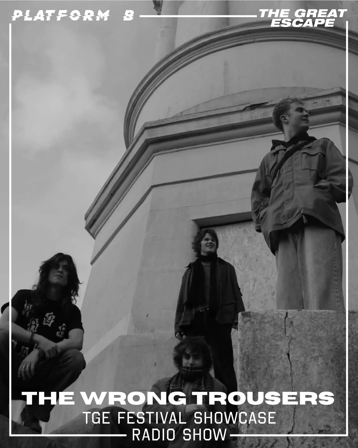 TONIGHT FROM 9-10PM 📣

@theb_scene and @the_wrongtrousers are in the studio, chatting about @greatescapefest and our upcoming festival stage on the 13th May at @thehopeandruin 🔥

Tune in to catch tracks from both Great Escape &amp; Brighton based a