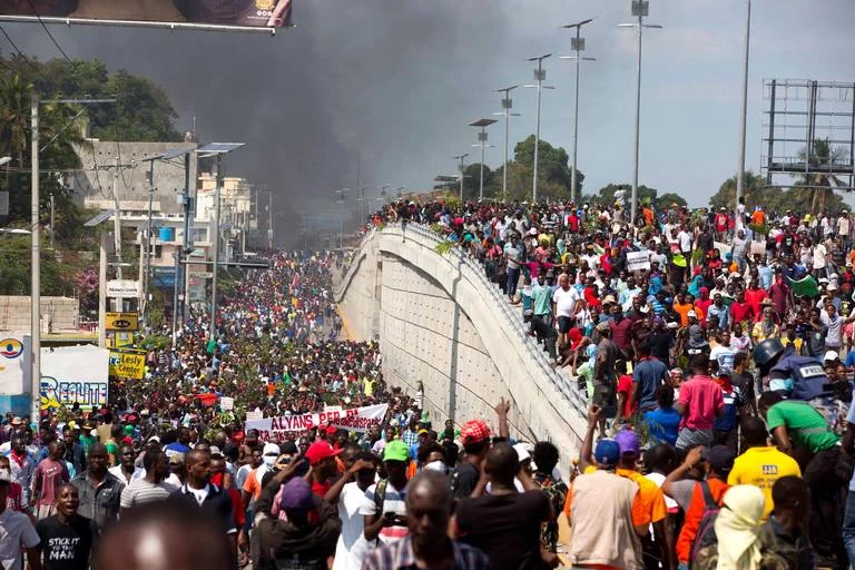 This overpass is minutes from the Good Shepherd School and Young Life office. PHOTO: AP