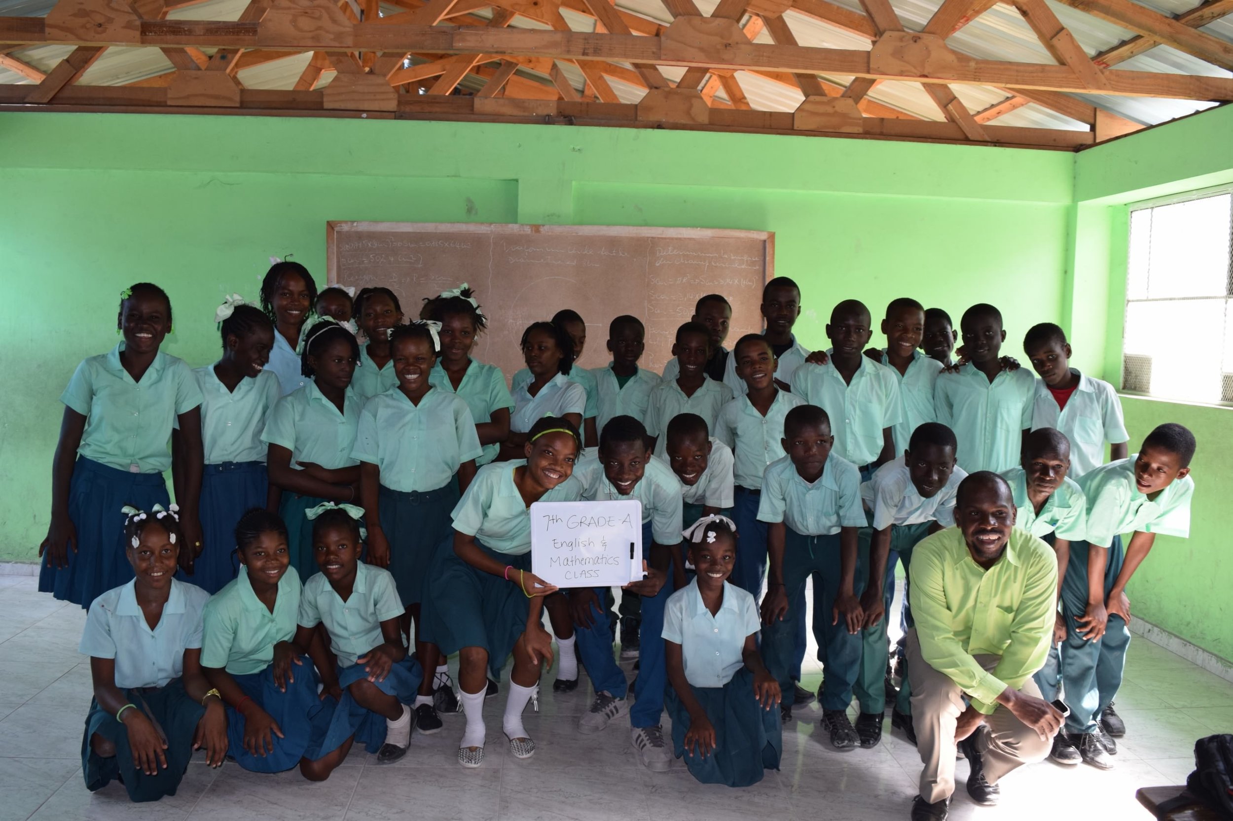 Most kids in Haiti drop out before 6th Grade. Help these students succeed!