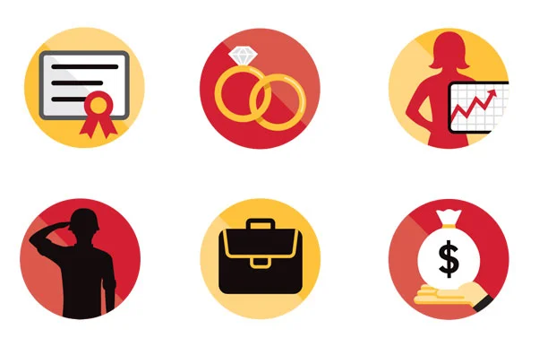 Survey icons AARP THE MAGAZINE