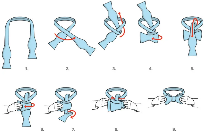 How to Tie a Bowtie THE KNOT