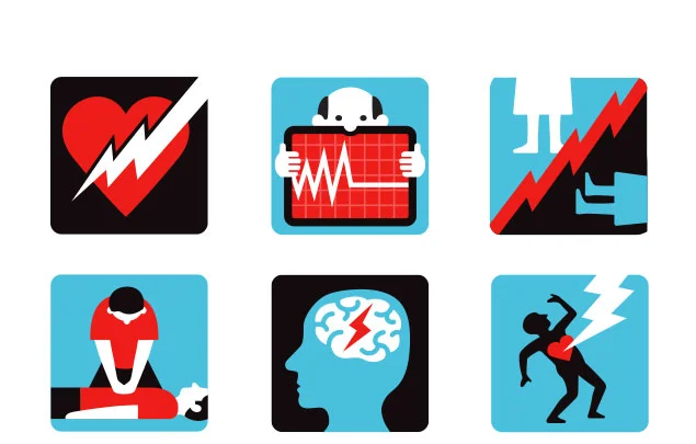Cardiac Arrest icons ABA MAGAZINE
