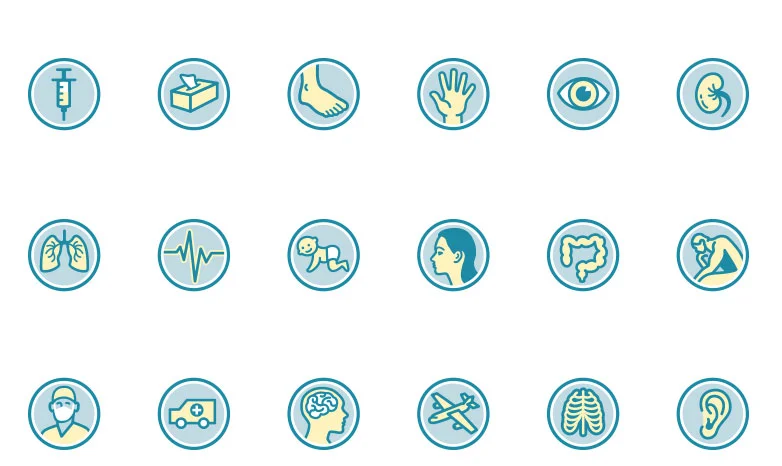 Medical icons ZOCDOC