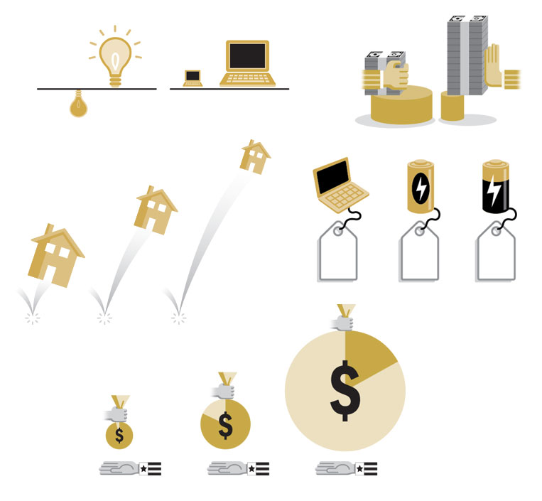 Investing Mini-graphics MONEY MAGAZINE