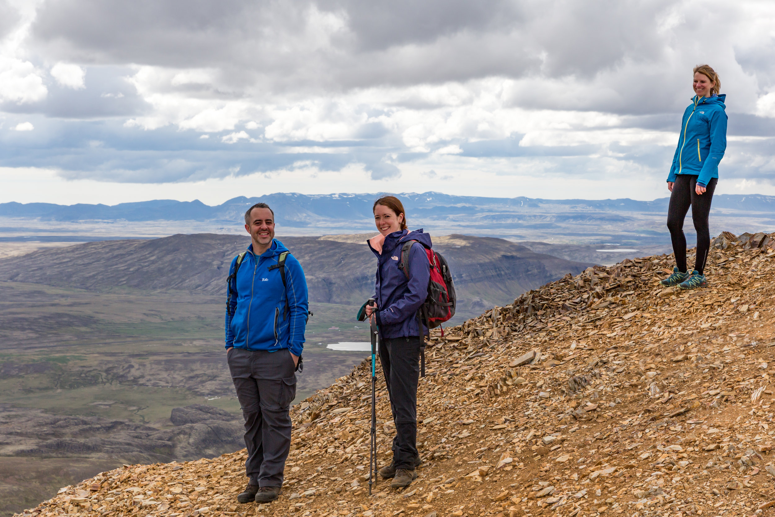 Happy hikers on the summit.