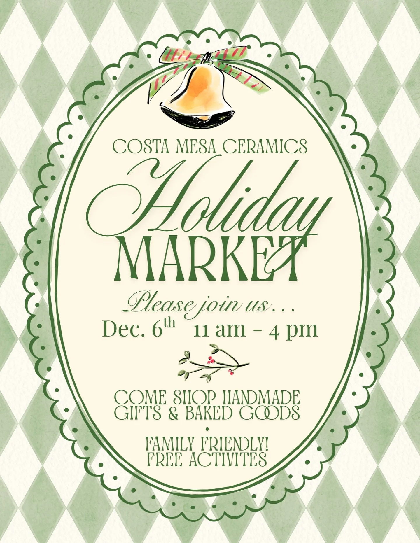 ✨You&rsquo;re invited! Our annual🎄HOLIDAY GIFT MARKET ☃️ is on 12|6 from 11am-4pm!
🎁 This market will feature local artists and brands for you to shop for truly unique handmade gifts and artwork this holiday season. 
🌮deliciouss FOOD by @tacosteno