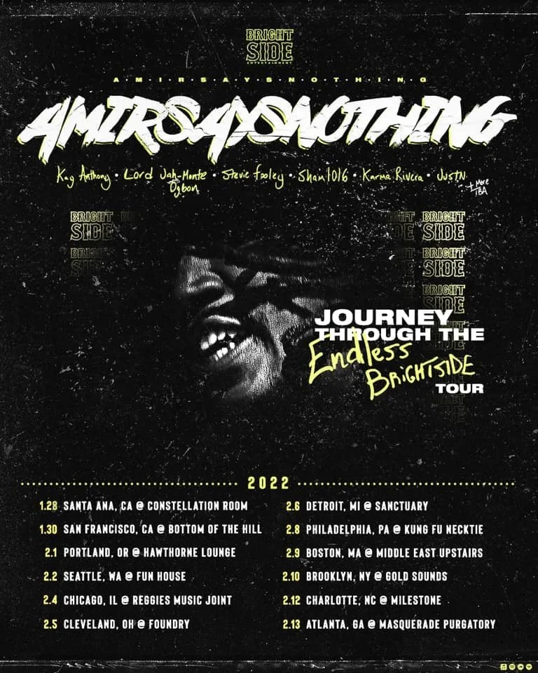 AmirSaysNothing w/ Lord Jah-Monte Ogbon + Nige Hood + Psykof / February 12th