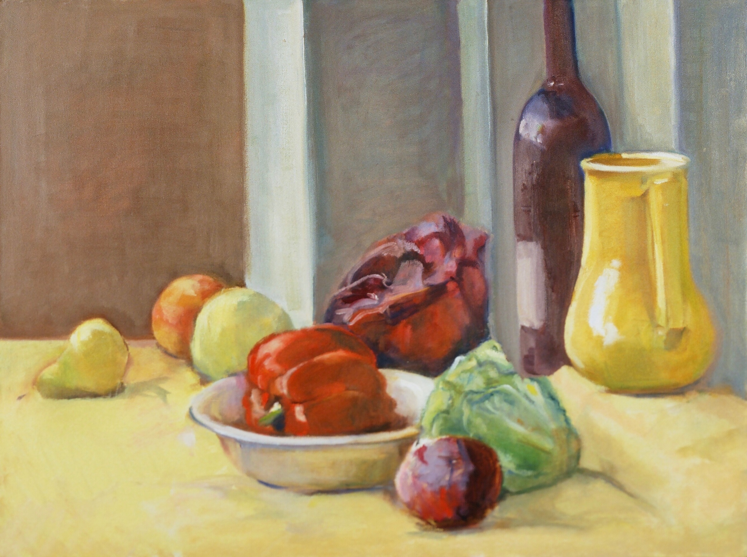 Still Life With Yellow Pitcher