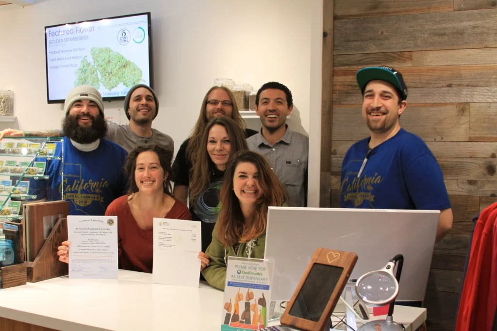 KindPeoples staff on the day our licenses for adult-use sales were received.