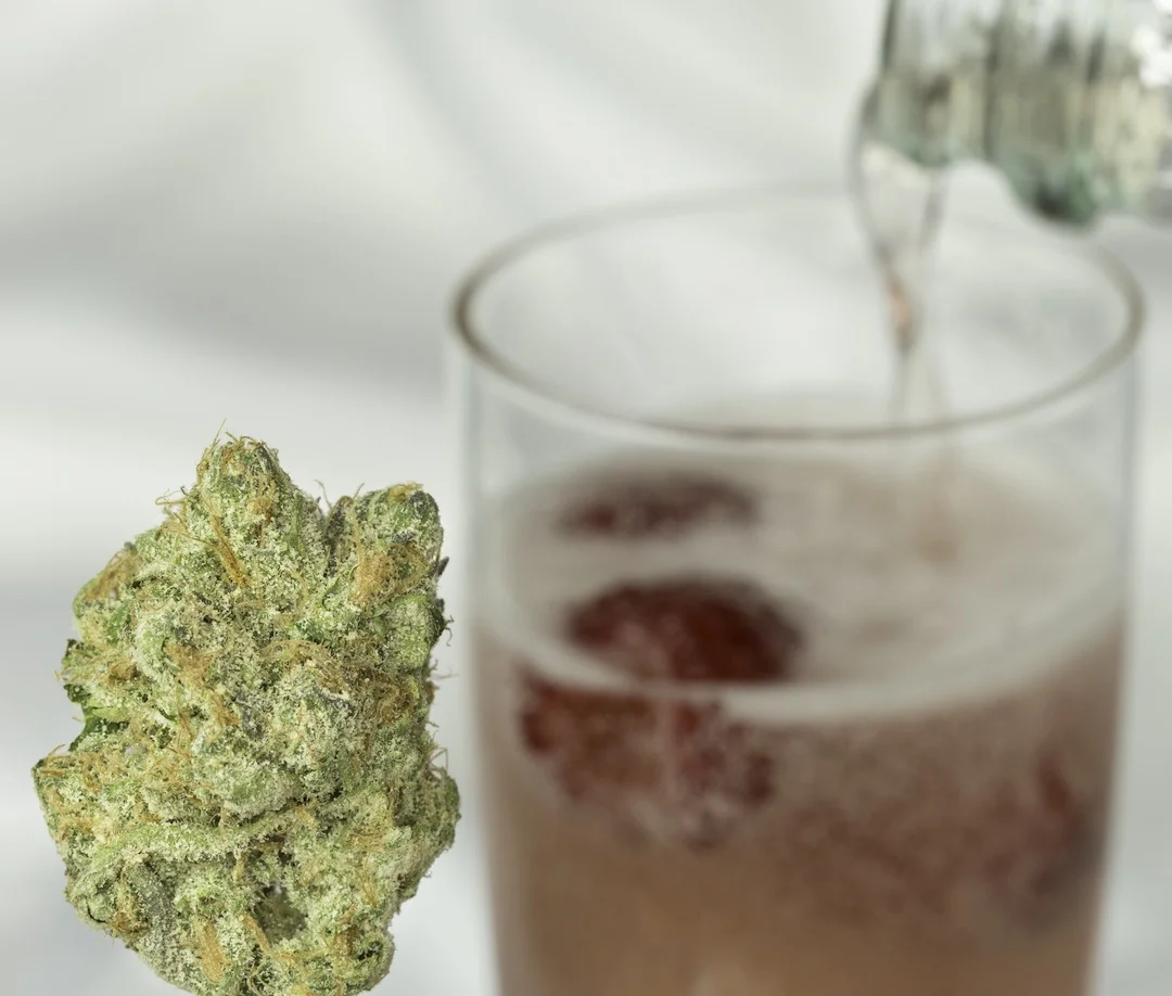 A sweet strain like Pink Champagne rounds out the meal.