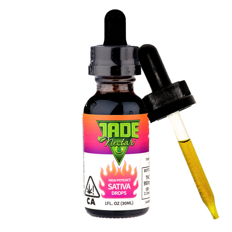 Jade Nectar combined a few of their African Landrace Sativas into this tincture. This high potency formula gives 32mg THC per 1 full dropper. For micro-dosing, 1 drop = 1mg THC.