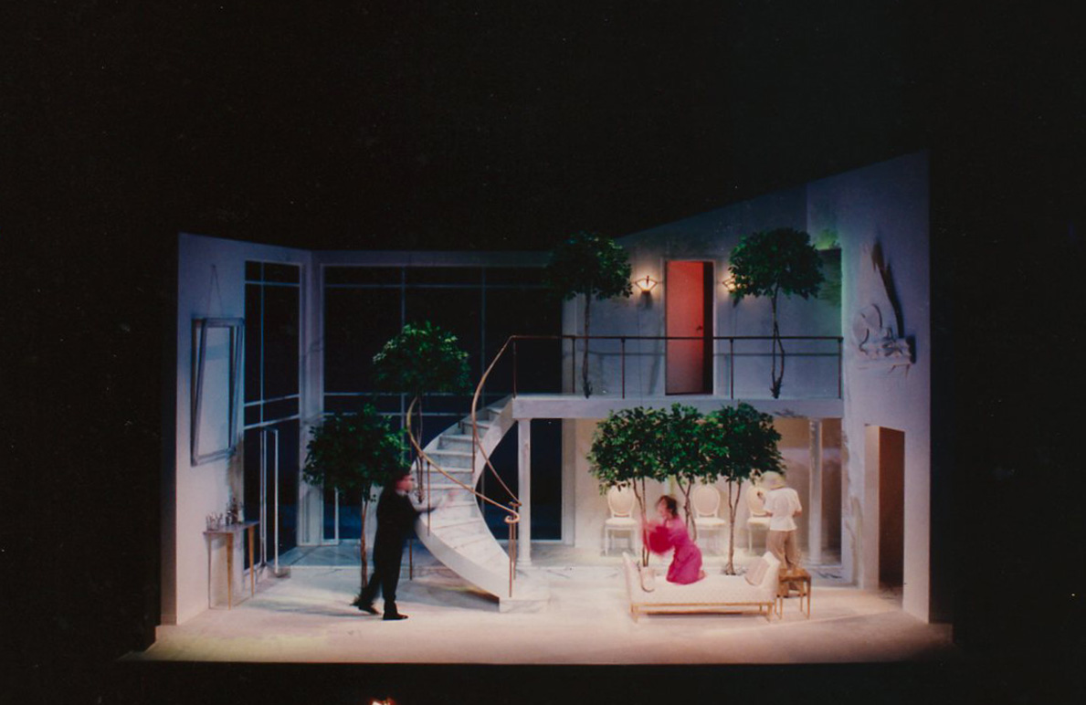 'Where 'ere you walk" A garden fills the room.