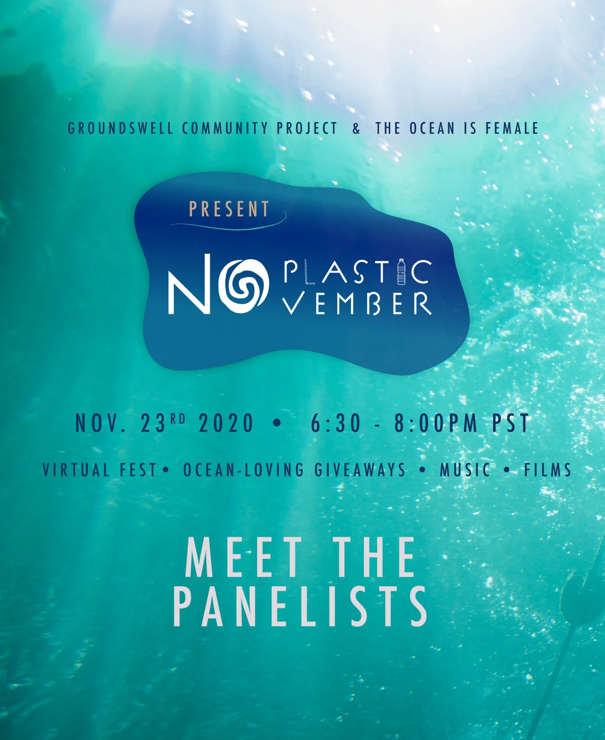 Meet our #NoPlasticNovember Virtual Event Panelists