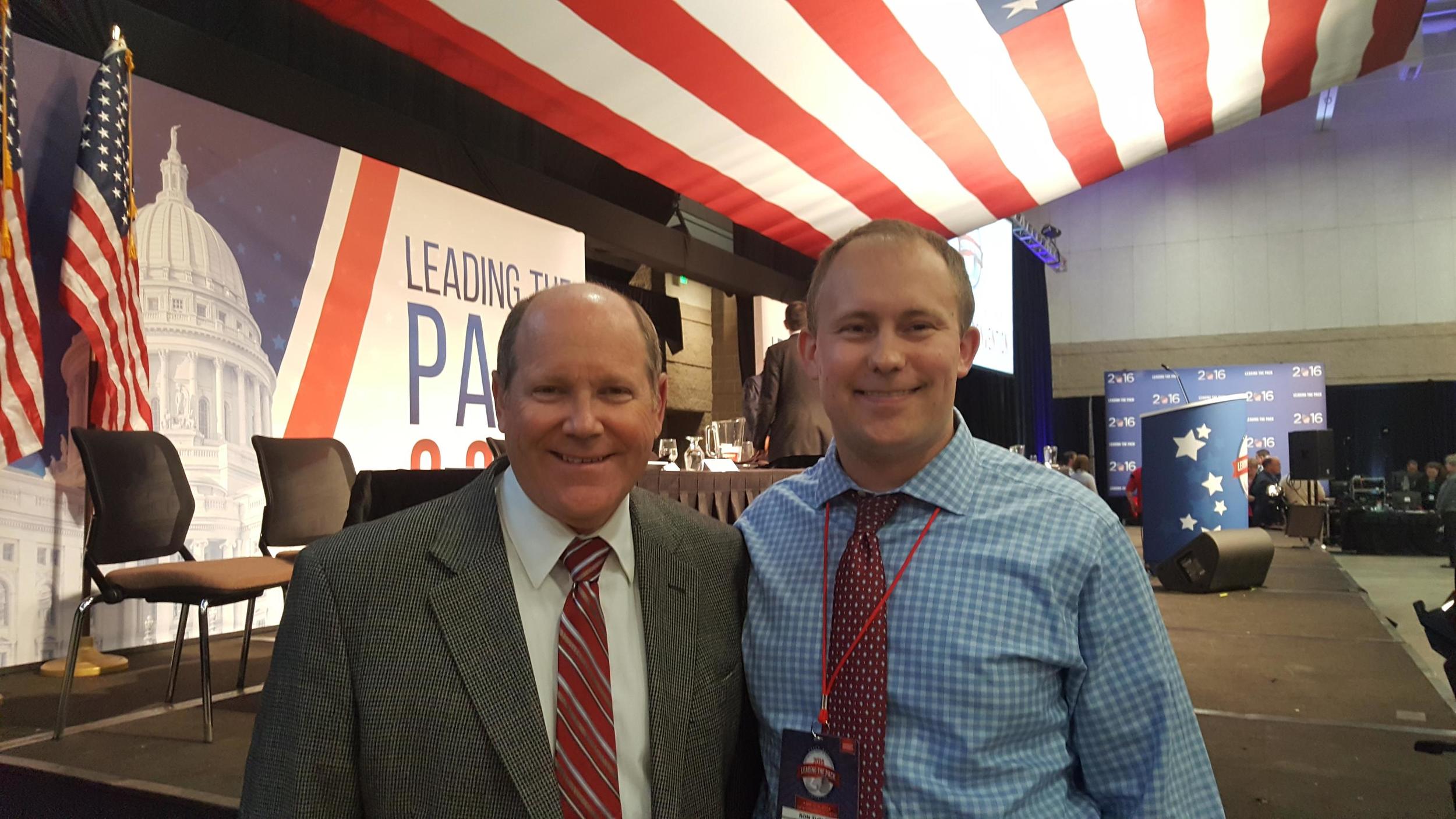 Ron Tusler with Reid Ribble