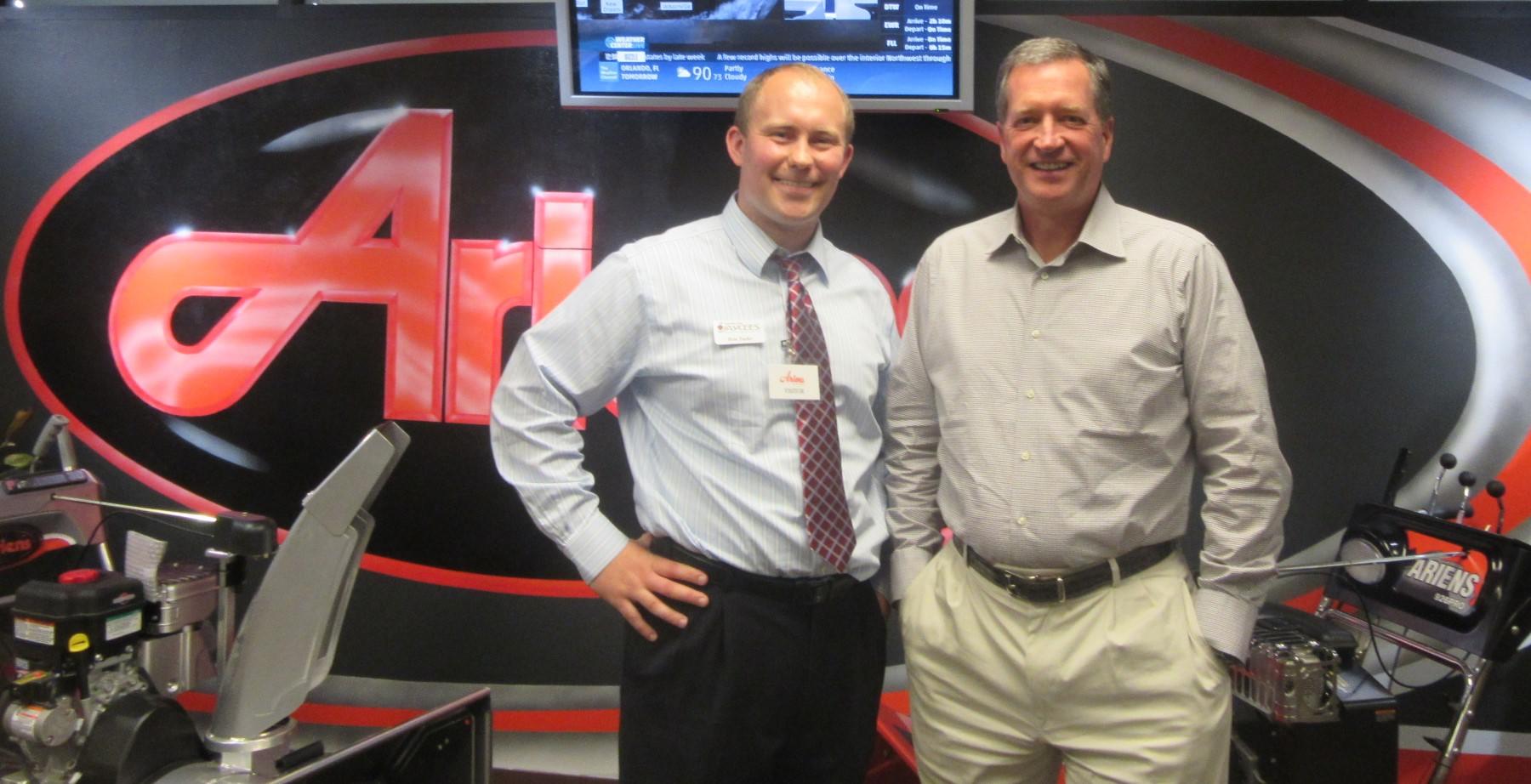 Ron Tusler with Dan Ariens