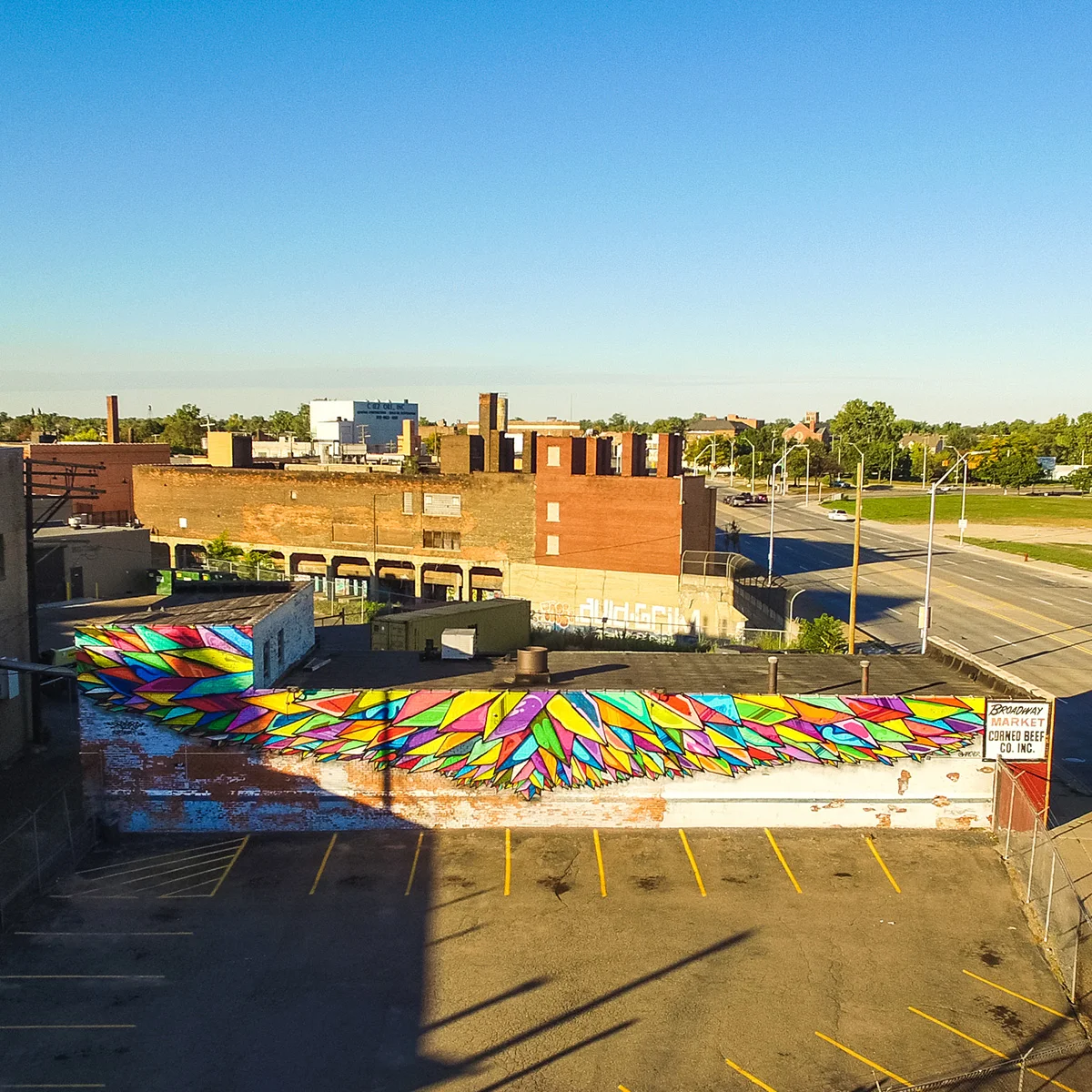 2016 Mural by Apexer in Eastern Market, Detroit