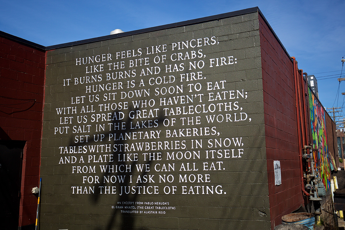 2016 Mural by Ben Saginaw in Eastern Market, Detroit