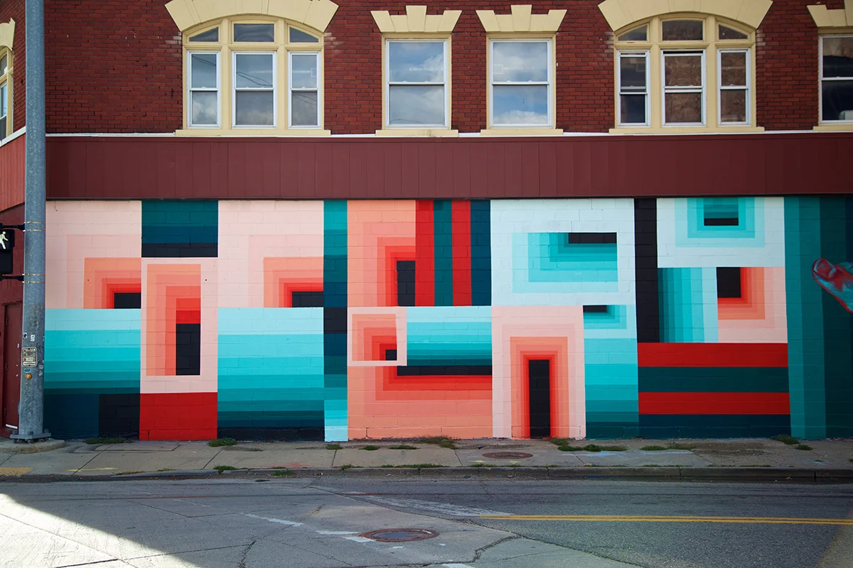 2016 Mural by Dalek in Eastern Market, Detroit