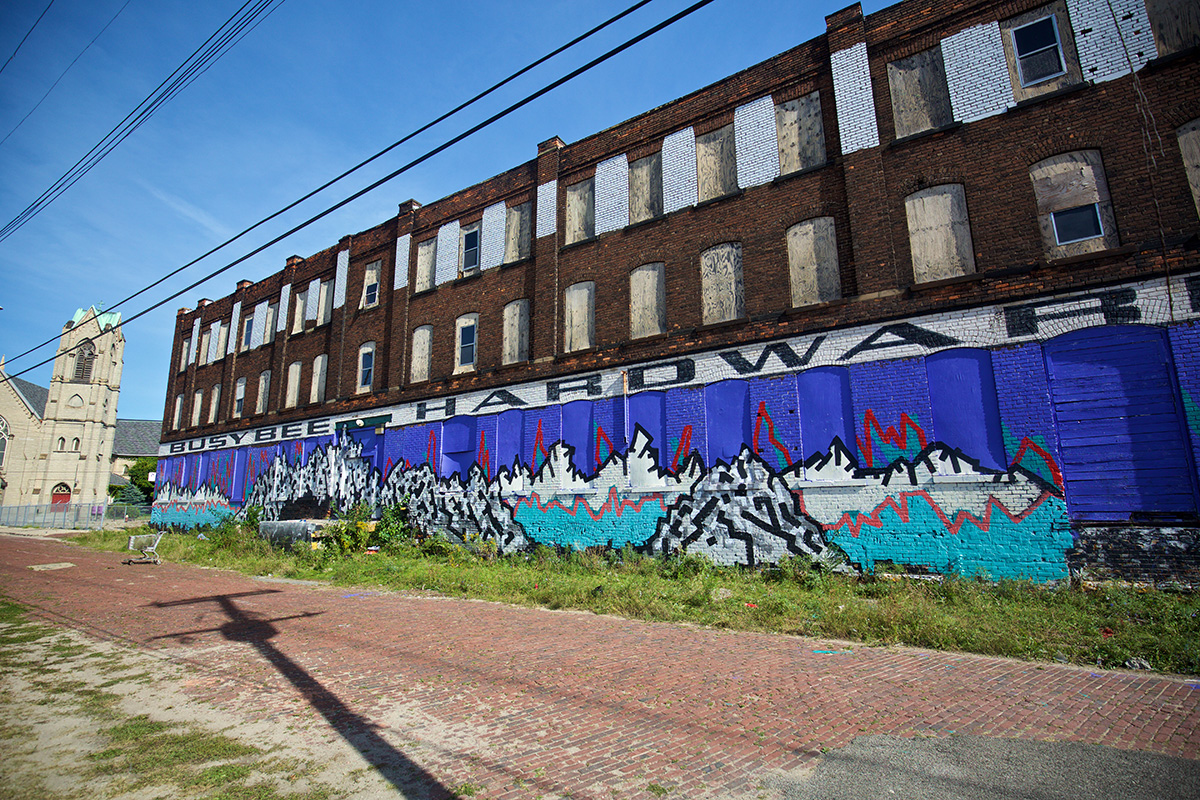 2016 Mural by NNII in Eastern Market, Detroit