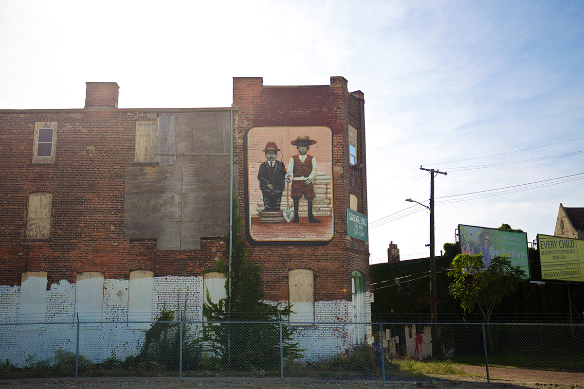 2016 Mural by Pixel Pancho in Eastern Market, Detroit