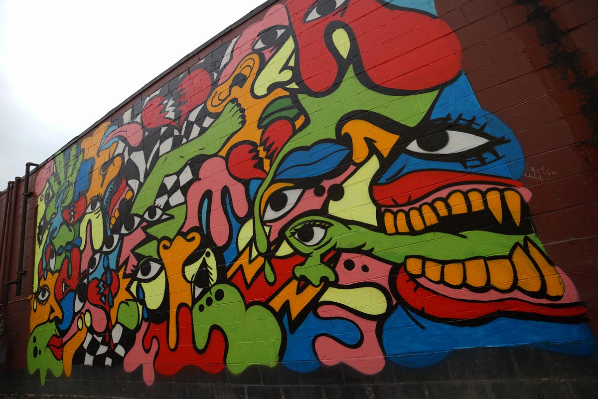 2016 Mural by Sheefy in Eastern Market, Detroit