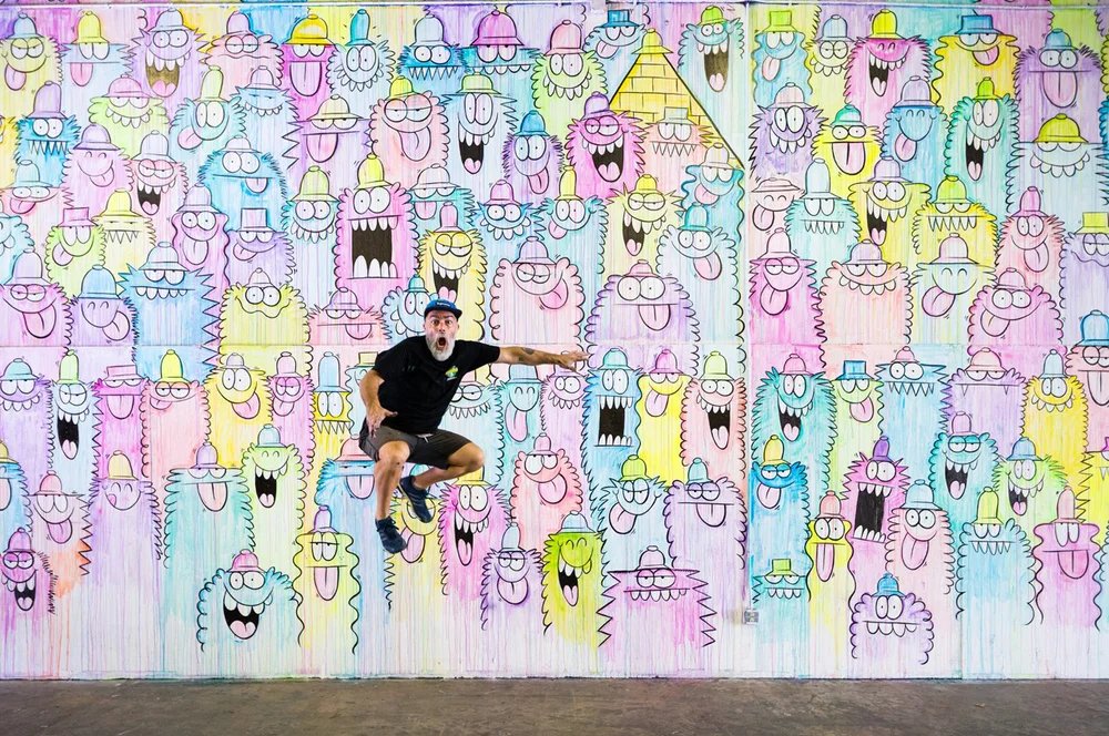 ケビンライオンズ アート カウズ マークゴンザレス KEVIN LYONS