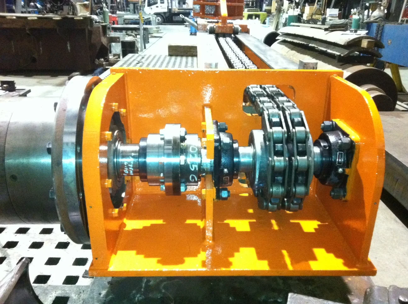 Transmissions, drives, gears, belts and bearings for heavy industry, we can design and build to your specifications.