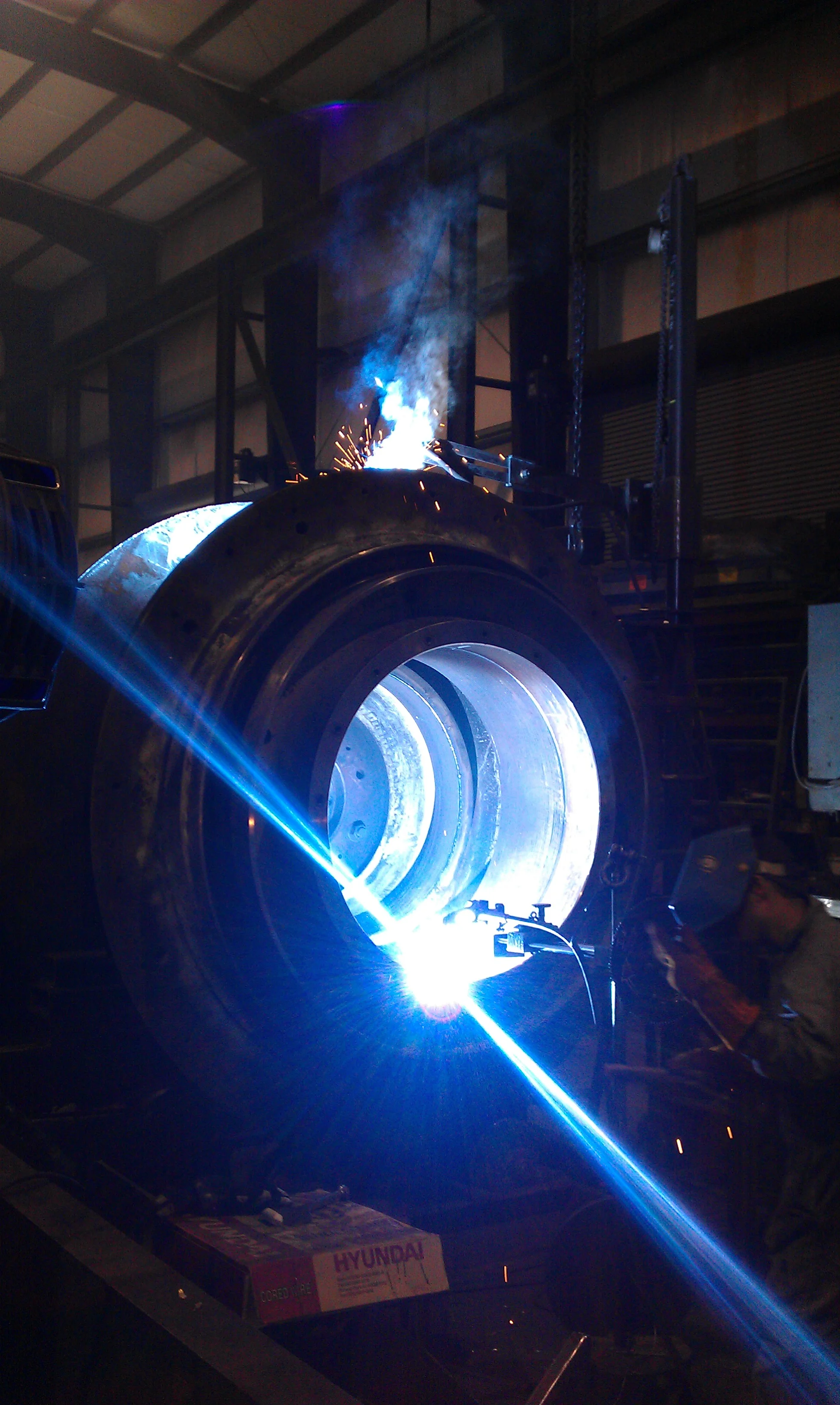 Robotic welding and positioning equipment allow us to put the right weld in the right spot at the right heat at the right depth, and it just looks cool.