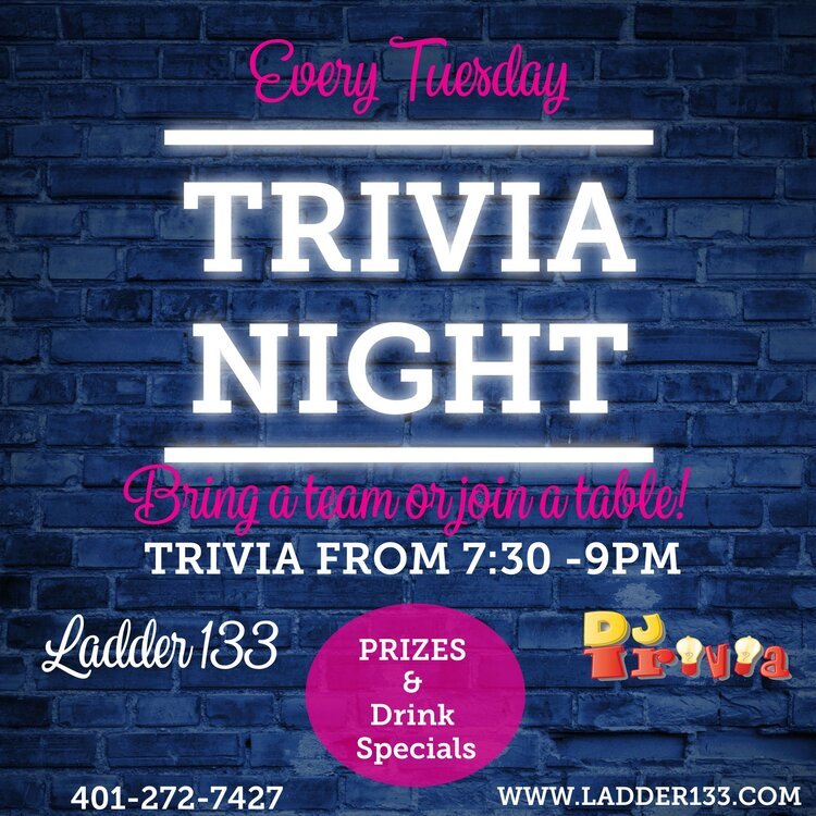 It's Trivia Tuesday and @patrick_scar87 will be bartending all night. Free  to play and prizes for the lucky winners. Every Tuesday starting…