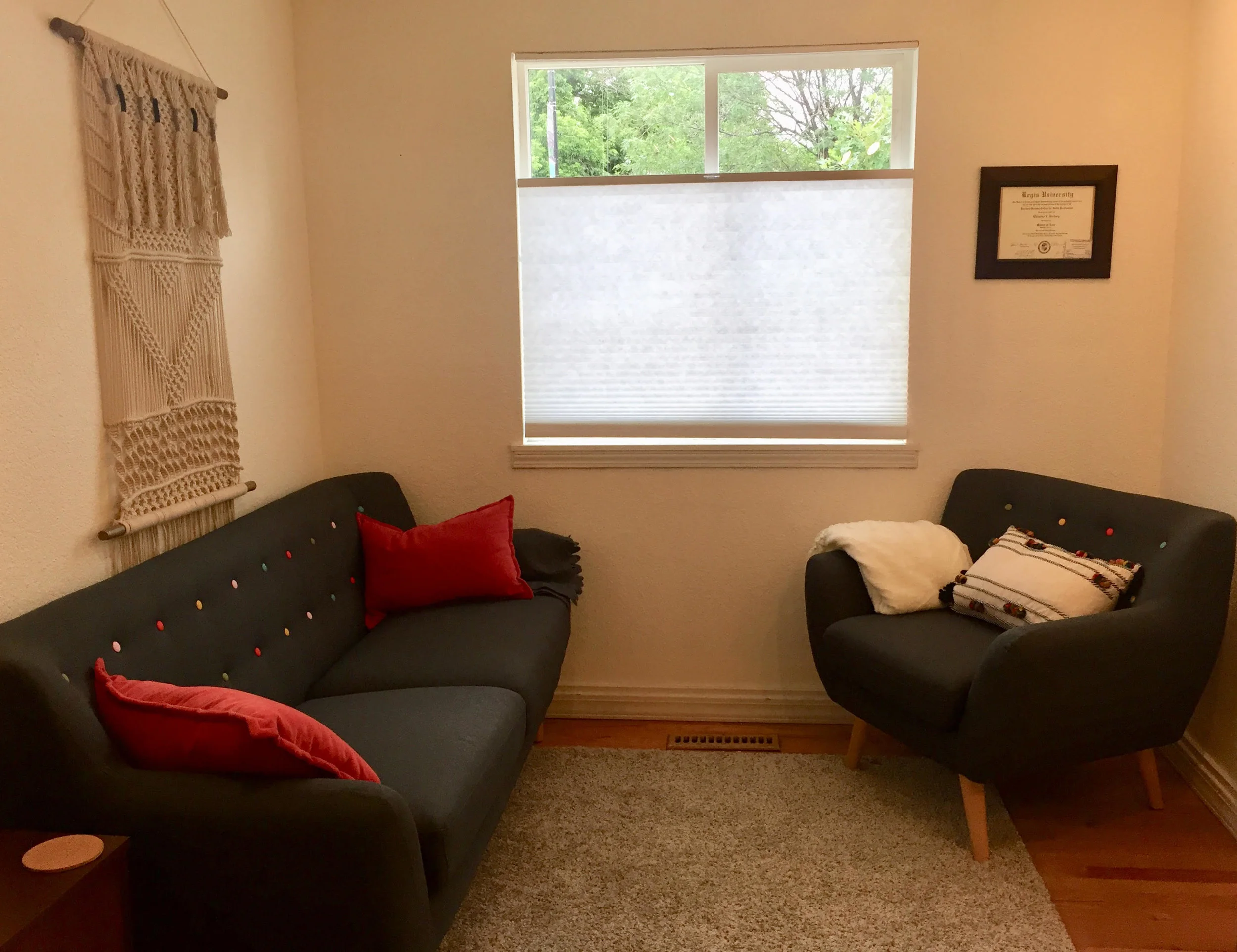 Inside the office