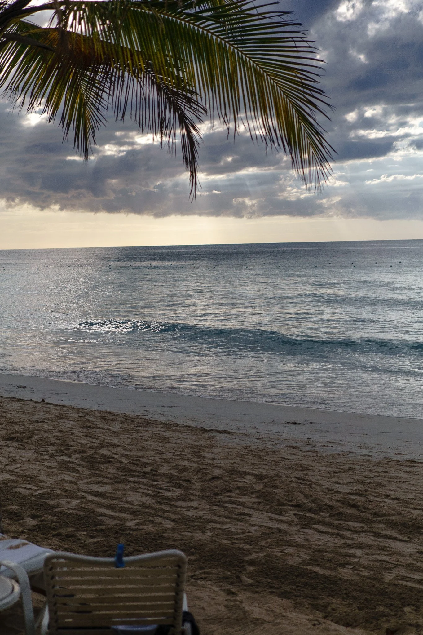 When the sea exhales at dusk.
