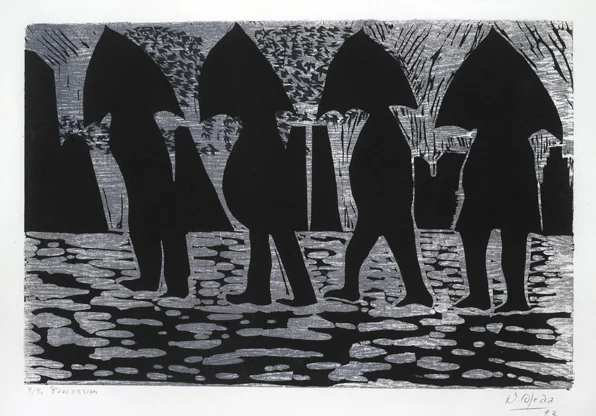 Procession, woodblock, 1992.jpg