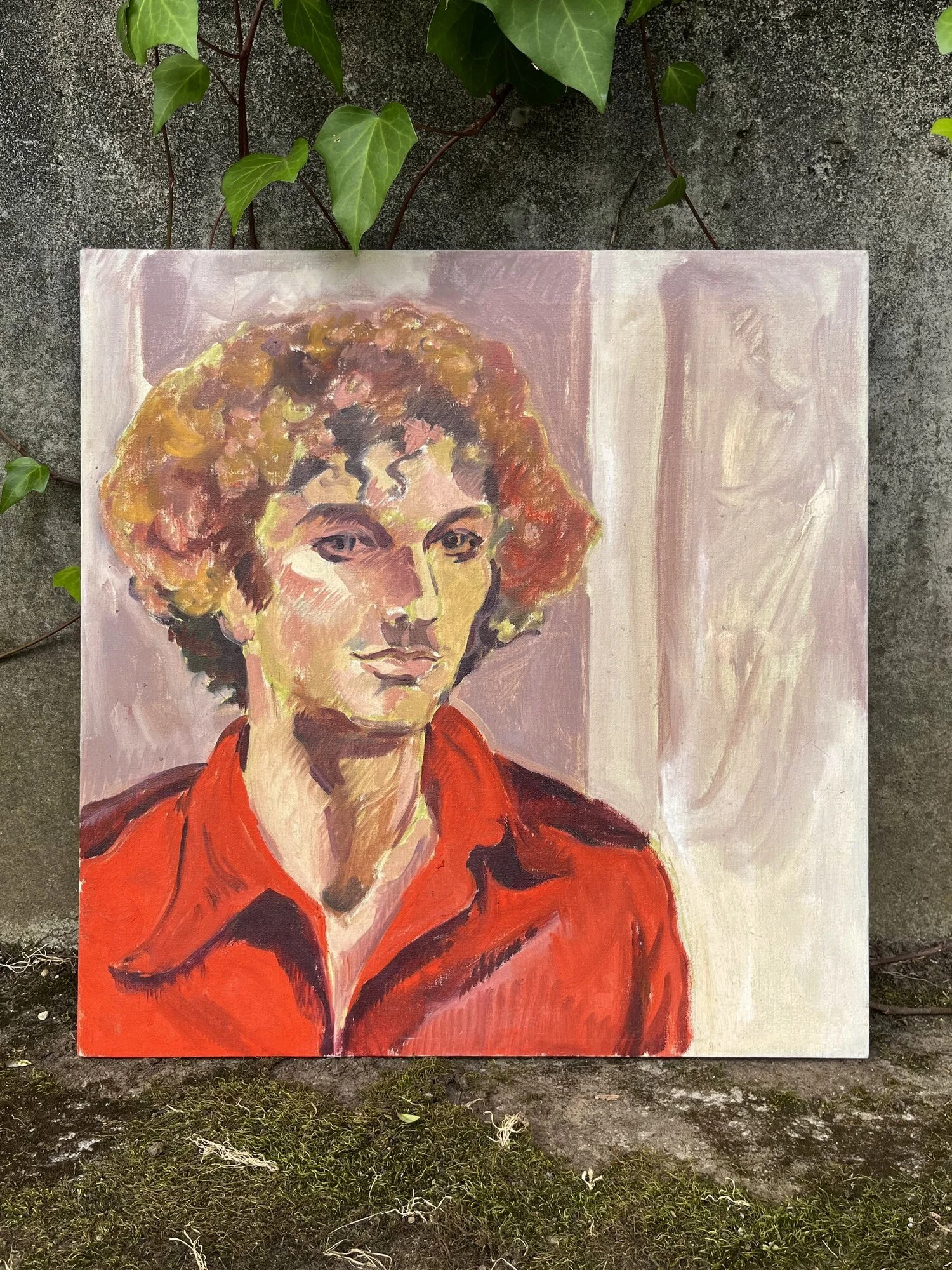 Portrait Painting by Renee Paulder, 1970's