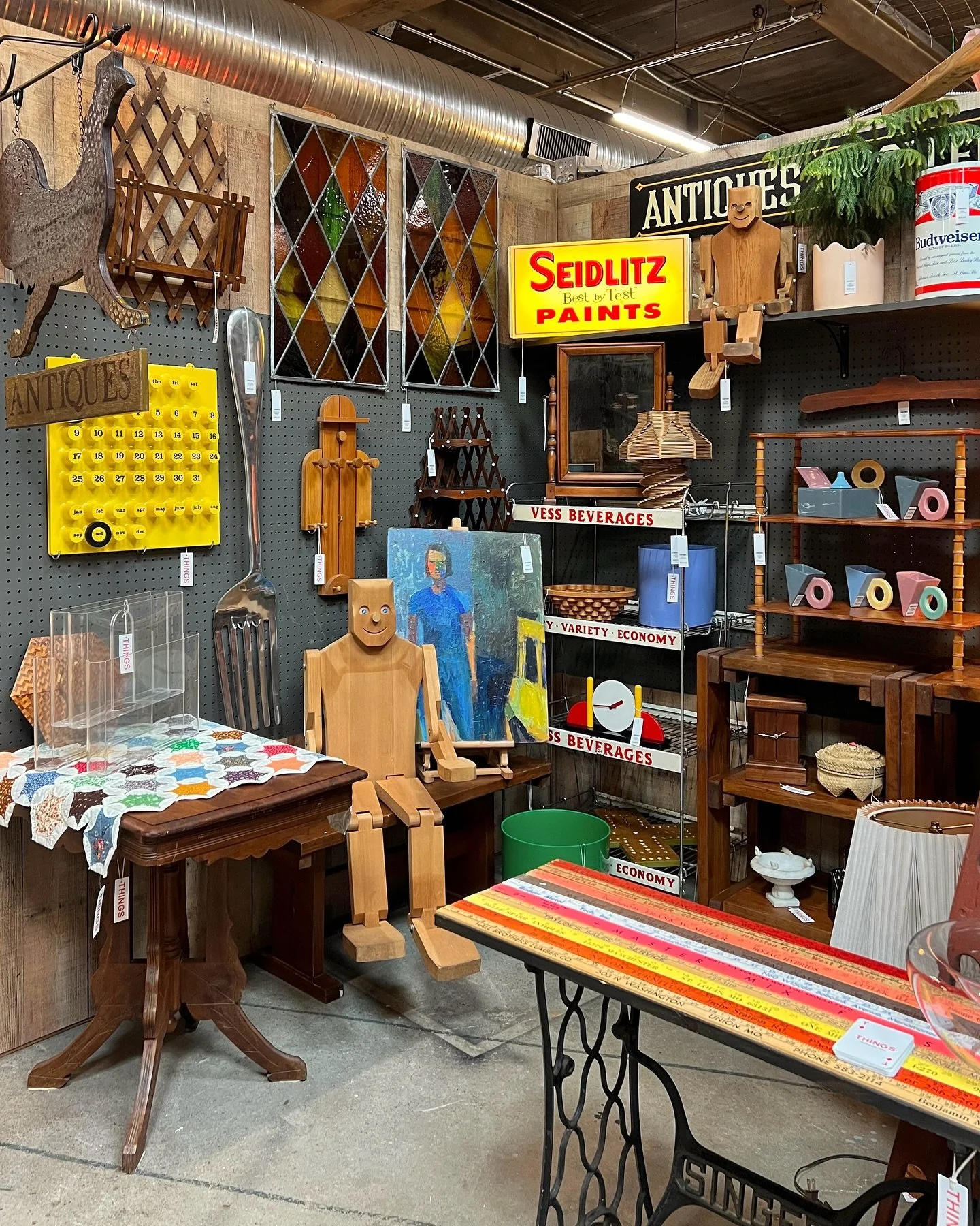 We&rsquo;re open! Come on over to @thehillantiquemarket &amp; shop our THINGS! 

@thehillantiquemarket is open 10am-5pm daily &amp; every Wednesday we&rsquo;re open late until 8pm! Our on-site Oliva cafe is open for lunch 11am-2pm Tues-Sat

We hope y