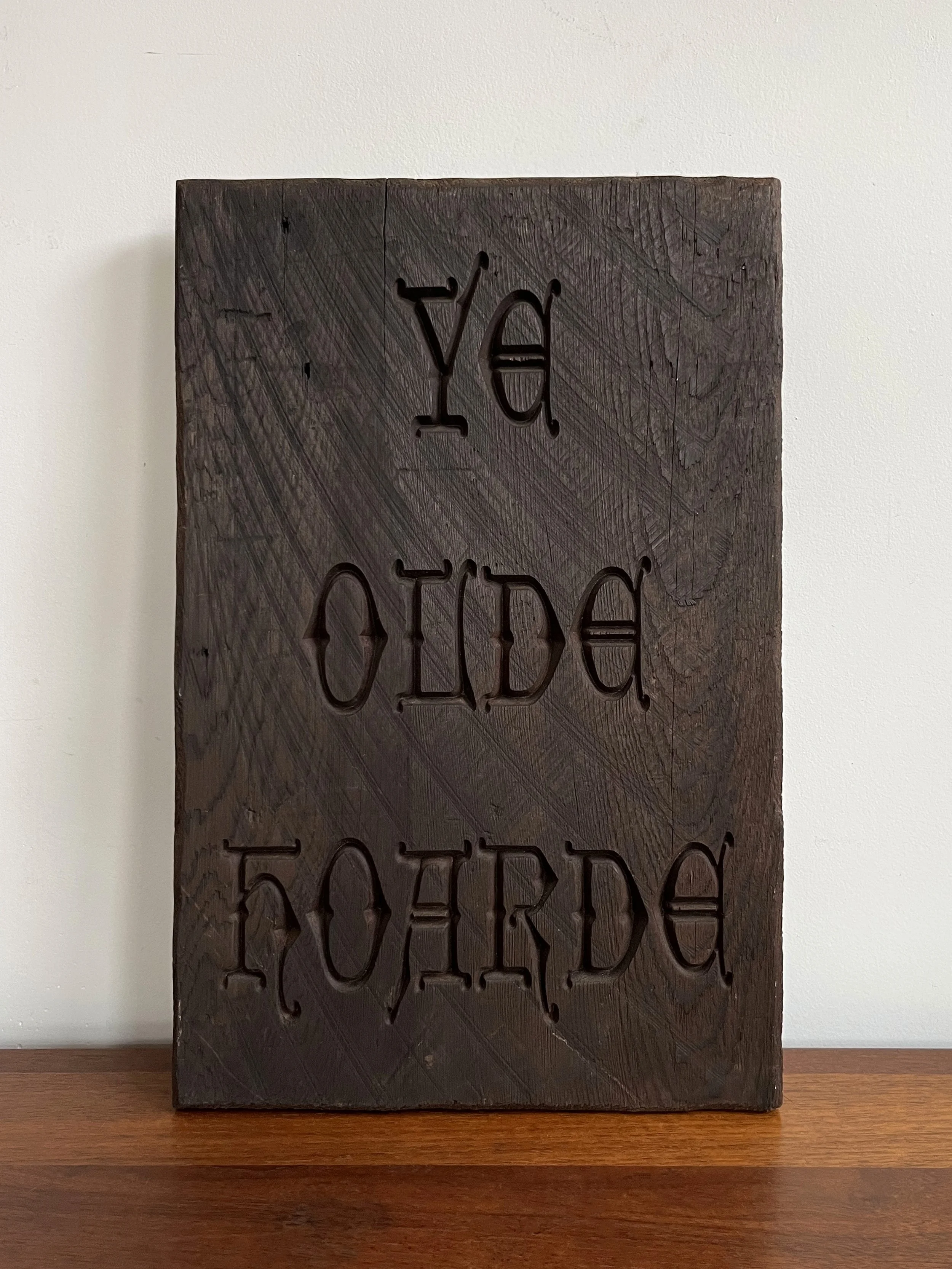 Ye Olde Hoarde Wood Carving