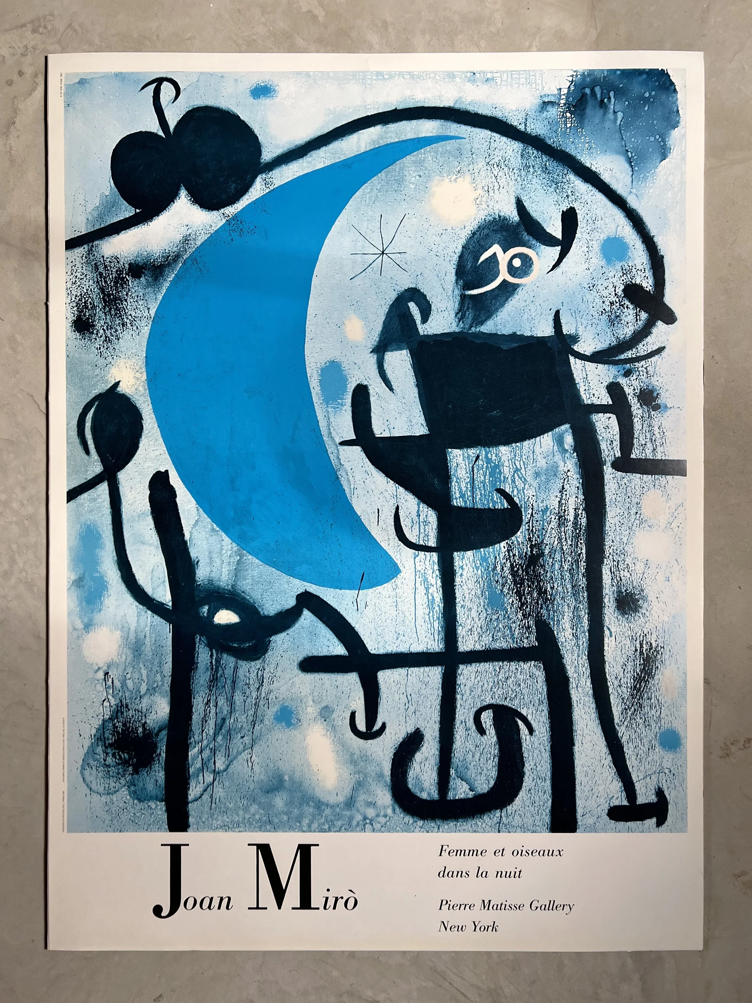 1980's Joan Miró XL Poster