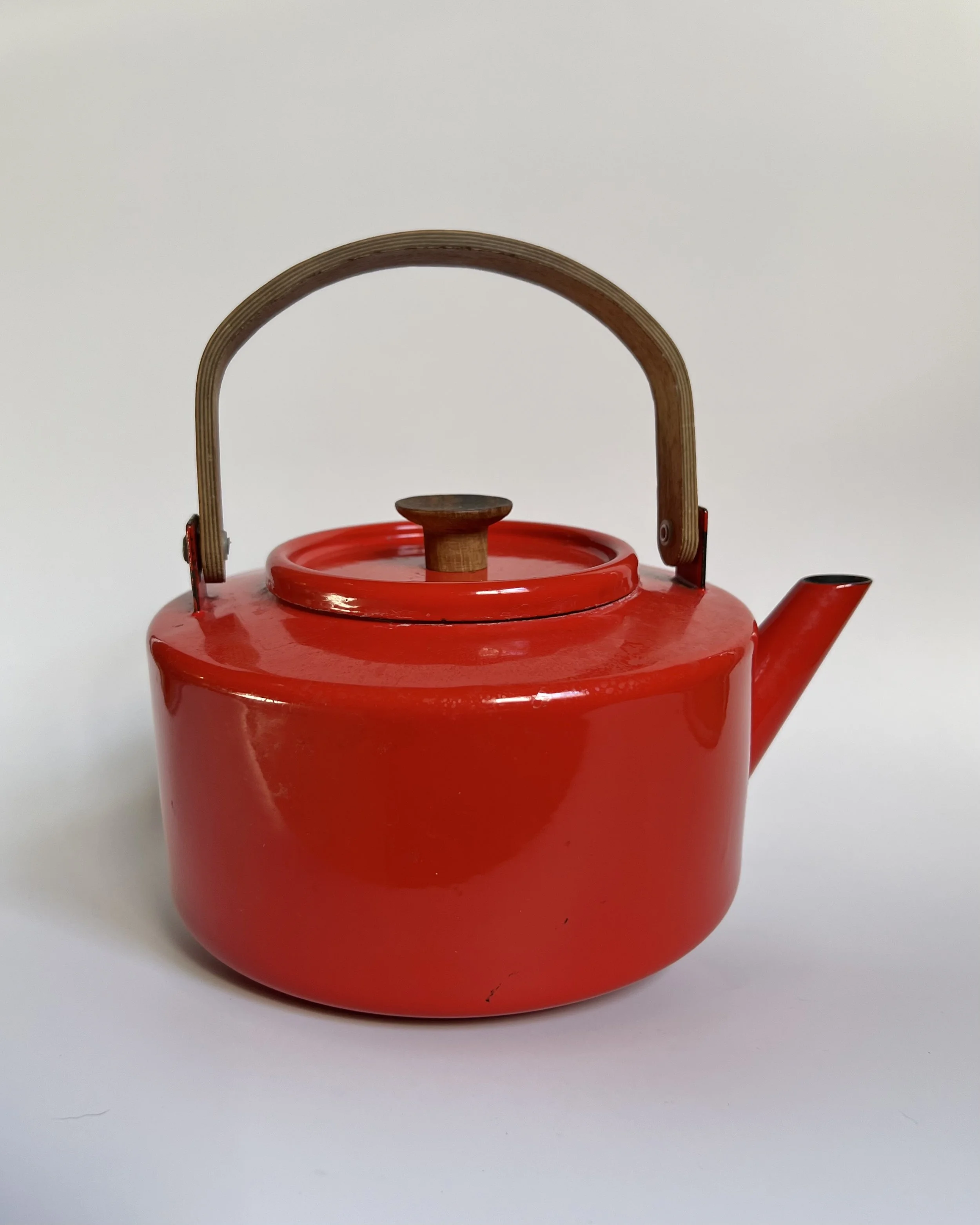 Vintage Michael Lax for Copco Enamel Tea Kettle