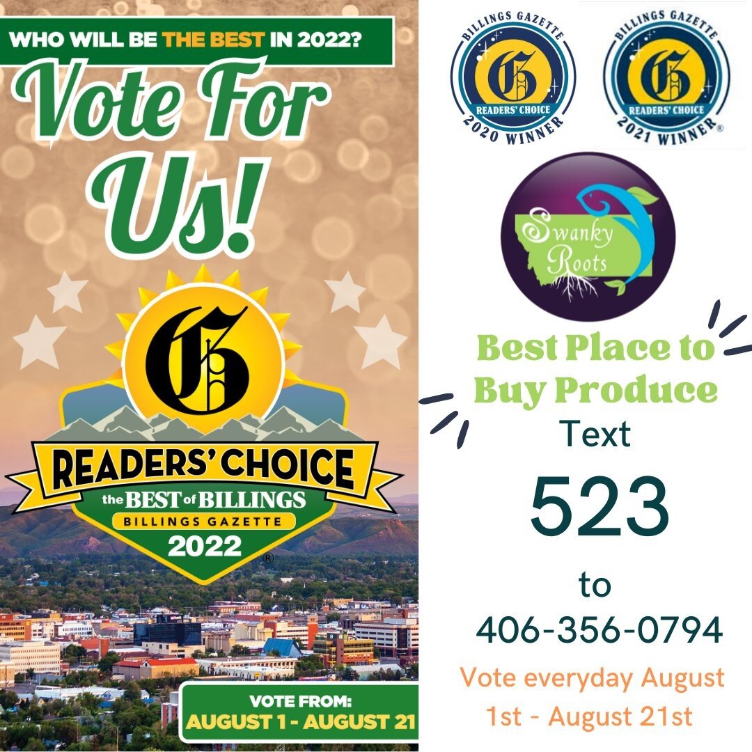 ❤ Don't forget to vote every day ! ❤
#billingsreaderschoice #billingsreaderschoicewinner  #billingsmt #supportlocal