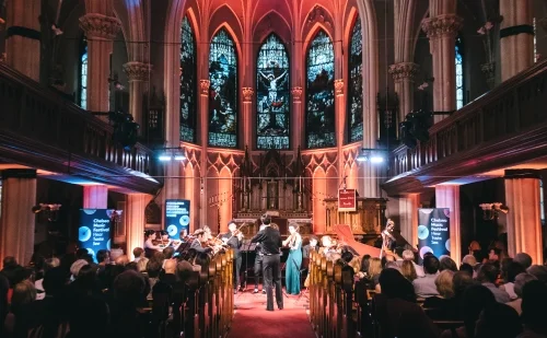 Sennheiser supported Anderson Audio's recordings at the Chelsea Music Festival