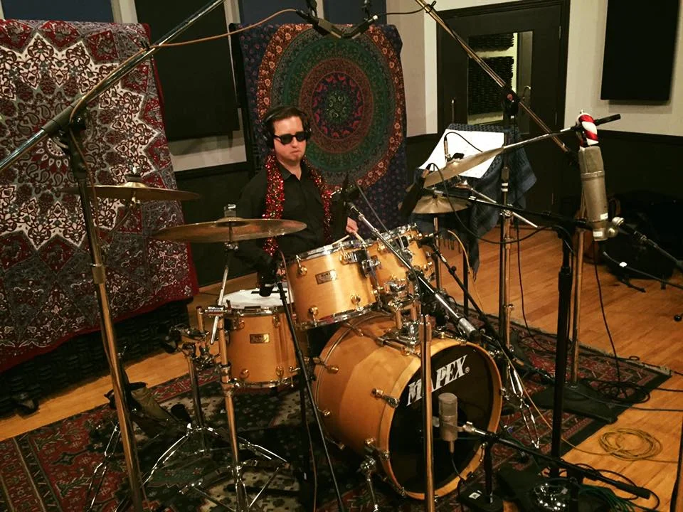 It's beginning to look a lot like Christmas! Especially when a high school friend named Ben Scholz says yes to playing drums on your new Christmas single!! ...Kiss Me This Christmas out next month :)