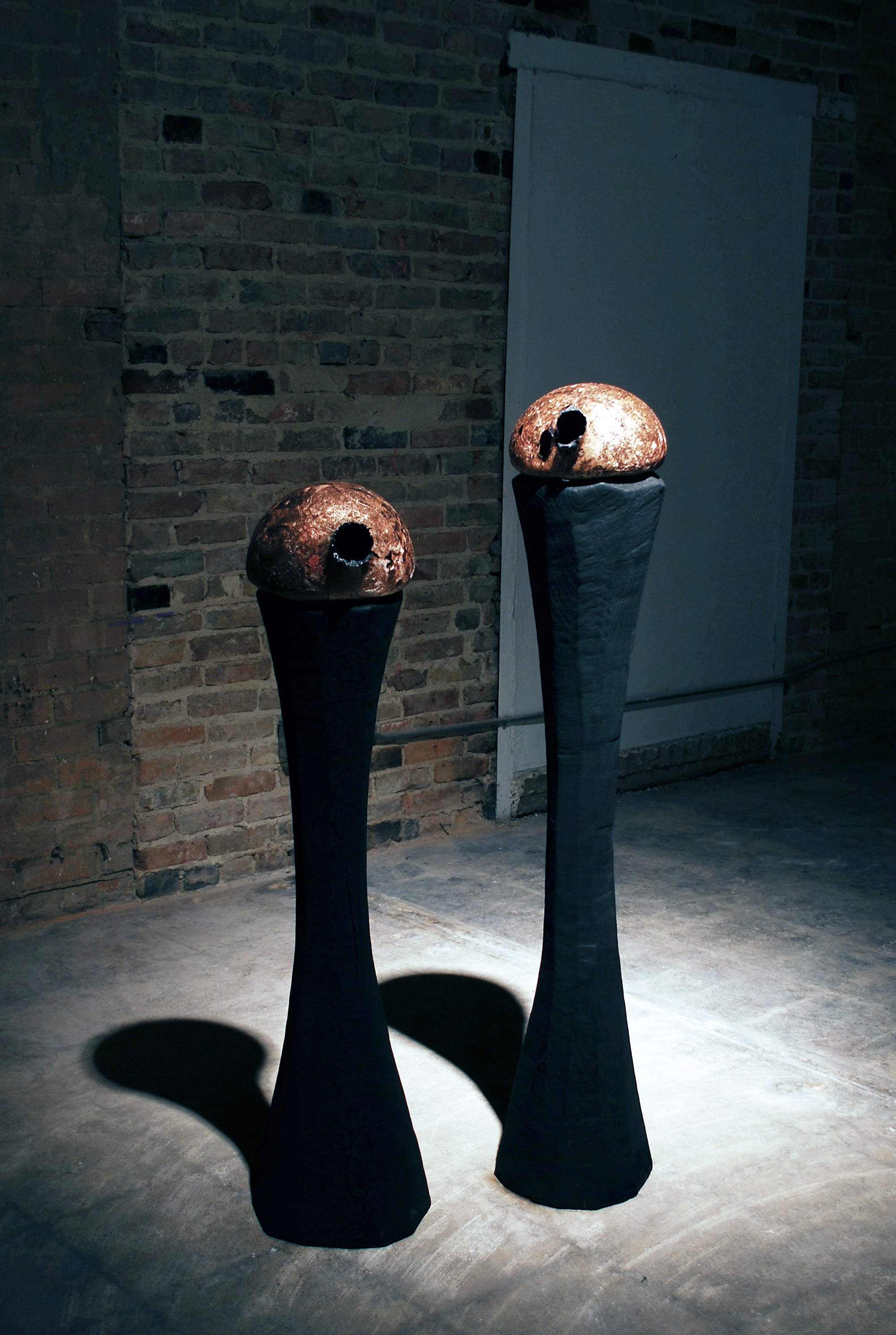 Glass Cast Copper, Pedestals 