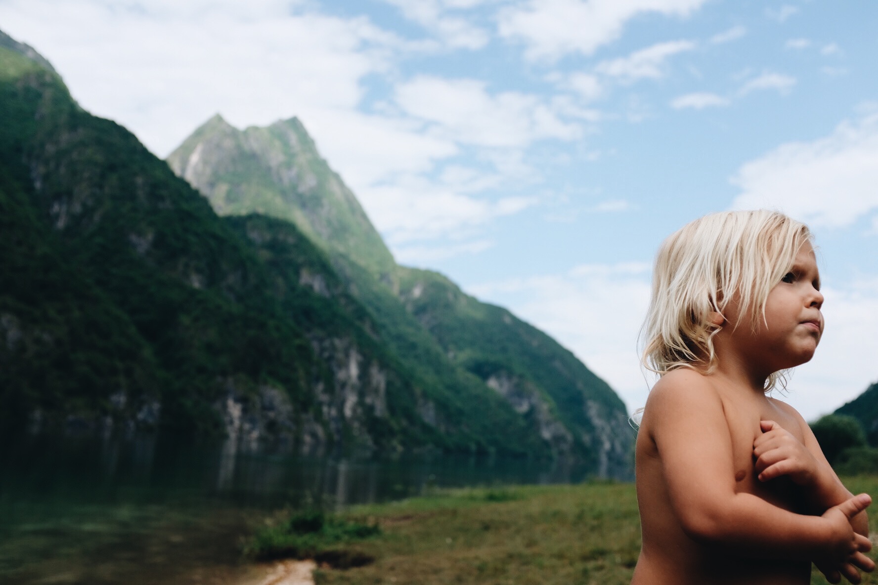 lago del mis, dolomites, italy: summer 1